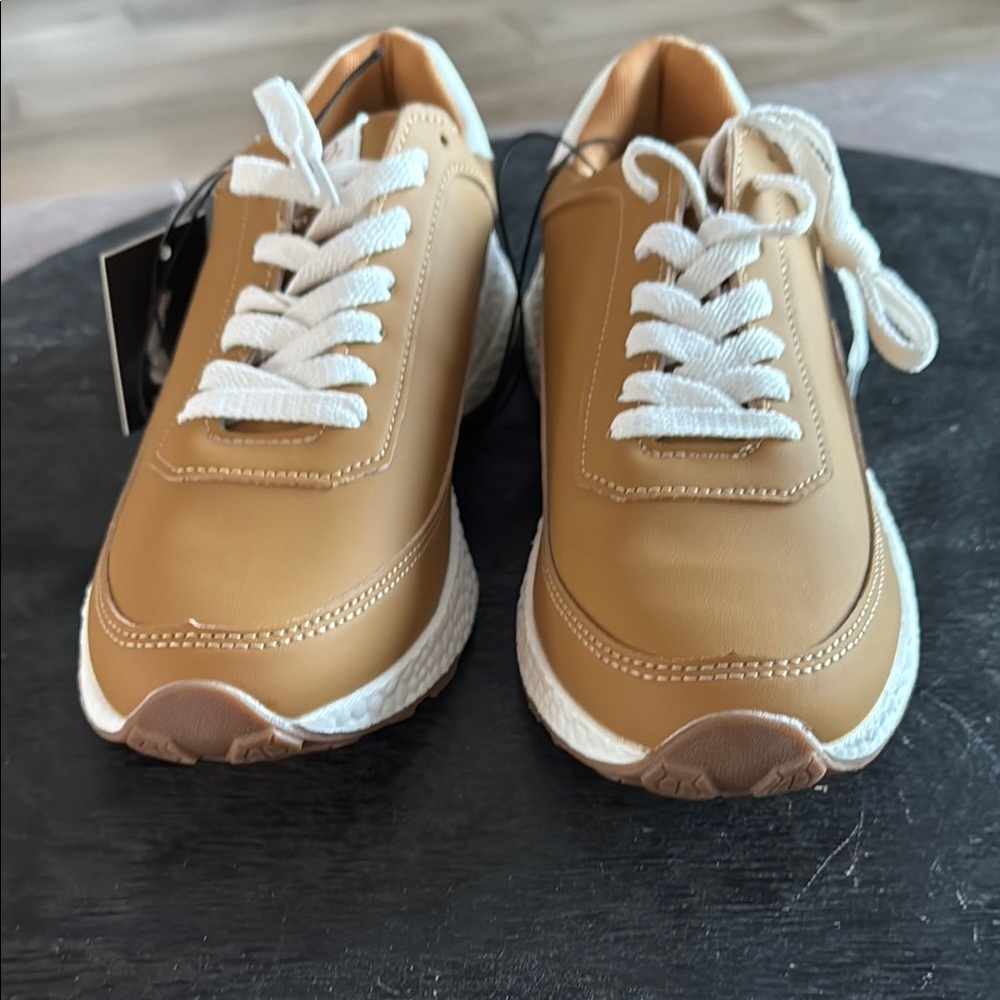 Mossimo Supply Co. Camel and White Athletic Sneakers